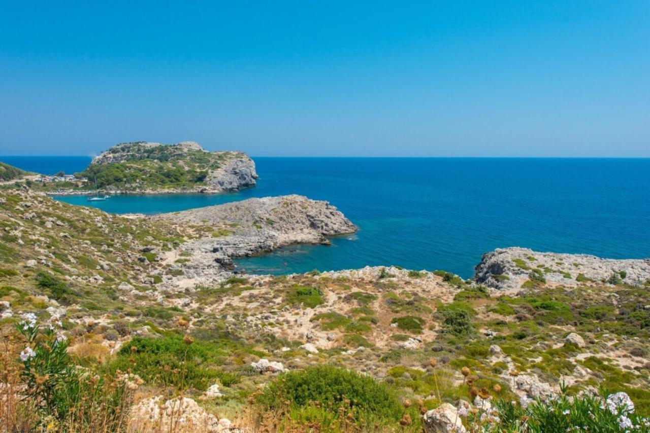 Black Diamond Villa Pasithea In Rhodes Greece Faliraki Exterior photo