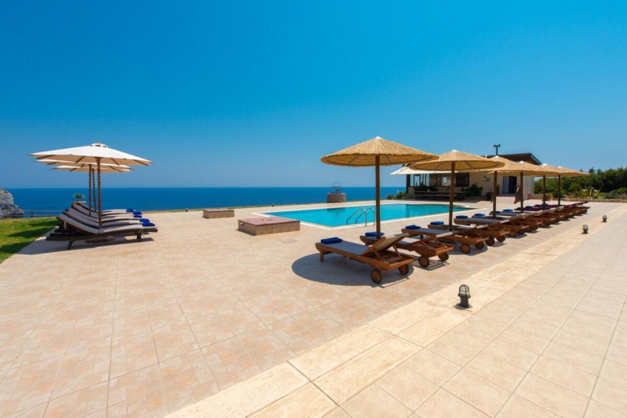 Black Diamond Villa Pasithea In Rhodes Greece Faliraki Exterior photo