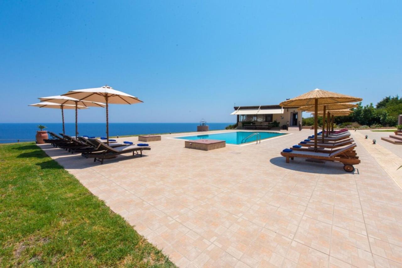 Black Diamond Villa Pasithea In Rhodes Greece Faliraki Exterior photo